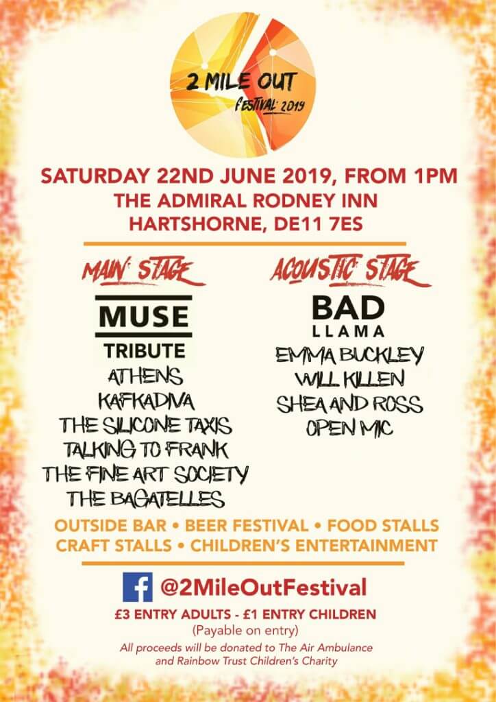 2 Mile Out Festival 2019 poster