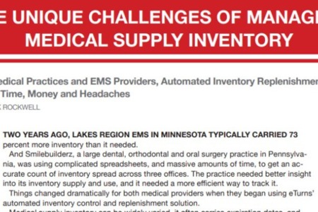 Managing Medical Supply with eTurns